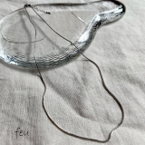 シルバー | SNAKE CHAIN NECKLACE | feu