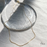 ゴールド | SNAKE CHAIN NECKLACE | feu