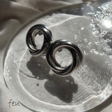 シルバー | CIRCLE BUNDLE PIERCE | feu