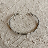 【サージカルステンレス】ROUGH PIPE BRACELET | feu | 詳細画像6 