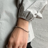 【サージカルステンレス】ROUGH PIPE BRACELET | feu | 詳細画像8 