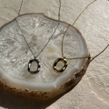 【SILVER925】OVAL RING NECKLACE | feu | 詳細画像11