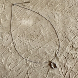 【SILVER925】OVAL RING NECKLACE | feu | 詳細画像3
