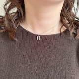 【SILVER925】OVAL RING NECKLACE | feu | 詳細画像8