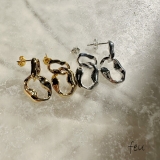 【SILVER925】NUANCE CIRCLE PIERCE | feu | 詳細画像1 