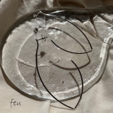 シルバー | THIN LONG PIERCE | feu