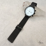 ブラック・ホワイト | METAL CASUAL WATCH | feu