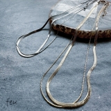 SNAKE 2LANE NECKLACE | feu | 詳細画像1 