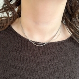 SNAKE 2LANE NECKLACE | feu | 詳細画像9 