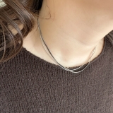 SNAKE 2LANE NECKLACE | feu | 詳細画像2 
