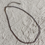 SNAKE 2LANE NECKLACE | feu | 詳細画像3 