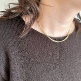 SNAKE 2LANE NECKLACE | feu | 詳細画像7 