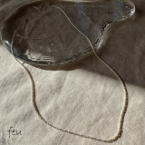 シルバー | GLEAM CHAIN NECKLACE | feu