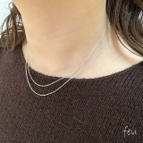 THIN ２LANE NECKLACE | feu | 詳細画像1 