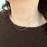 THIN ２LANE NECKLACE | feu | 詳細画像3 
