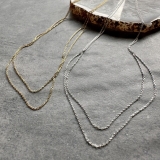 THIN ２LANE NECKLACE | feu | 詳細画像7 
