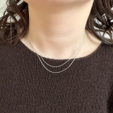 THIN ２LANE NECKLACE | feu | 詳細画像8 