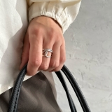 SILVER925ツイストリング アレルギー対応素材 フリーサイズ | feu | 詳細画像3 