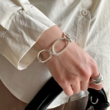 ユニフォームパーツブレスレット チェーンブレスレット 抜け感 | feu | 詳細画像6