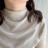 アクセントチェーンネックレス ショートネックレス アレンジチェーン | feu | 詳細画像3