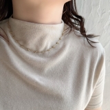 アクセントチェーンネックレス ショートネックレス アレンジチェーン | feu | 詳細画像9
