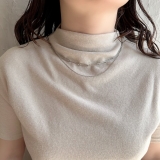サージカルステンレス 2Wayスレンダーネックレス 2連ネックレス | feu | 詳細画像8 