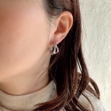 サージカルステンレスツイストフープピアス アレルギー対応素材 長時間着用OK | feu | 詳細画像8 