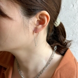 トライアングルピアス 華奢 フープ | feu | 詳細画像9 