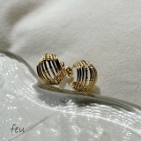 ゴールド | サージカルステンレスフープピアス アレルギー対応素材 フープ | feu