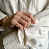 SILVER925エイトピンキーリング アレルギー対応素材 フリーサイズ | feu | 詳細画像2 