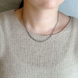 サージカルステンレスチェーンネックレス ショート丈 アレルギー対応素材 | feu | 詳細画像10