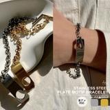 サージカルステンレス チェーンブレスレット ストリート | feu | 詳細画像1