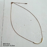 サージカルステンレスネックレス アレルギー対応素材 淡水パール | feu | 詳細画像4 