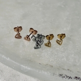 サージカルステンレス ハートピアス ミニピアス | feu | 詳細画像11 