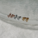 サージカルステンレス ハートピアス ミニピアス | feu | 詳細画像2 