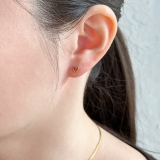 サージカルステンレス ハートピアス ミニピアス | feu | 詳細画像3 