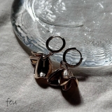 ゴールド | ピアス 揺れる アクセントデザイン | feu