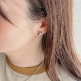 ハートミニピアス トレンド キャッチレス | feu | 詳細画像12