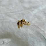 ゴールド | リング デザイン アクセント | feu