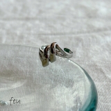 シルバー | リング デザイン アクセント | feu