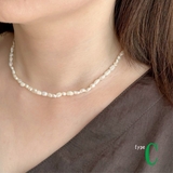 淡水パールネックレス 4種類 ショート丈 | feu | 詳細画像7 