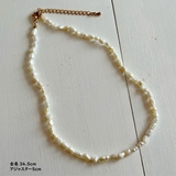 淡水パールネックレス 4種類 ショート丈 | feu | 詳細画像8 