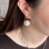 ピアス 樹脂パール 真鍮 | feu | 詳細画像10 