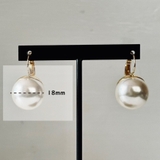 ピアス 樹脂パール 真鍮 | feu | 詳細画像4 