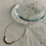 ゴールド | サージカルステンレスネックレス ショート シンプルデザイン | feu