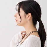 サージカルステンレスチェーンピアス 華奢 エレガント | feu | 詳細画像11 