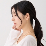 サージカルステンレスチェーンピアス 華奢 エレガント | feu | 詳細画像12 