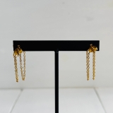 サージカルステンレスチェーンピアス 華奢 エレガント | feu | 詳細画像7 