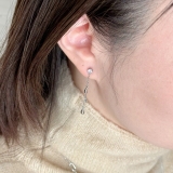 華奢 チェーンピアス きらきら | feu | 詳細画像10 