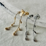 華奢 チェーンピアス きらきら | feu | 詳細画像2 